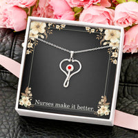 Load image into Gallery viewer, Nurses Make It Better Nurse Necklace Nurse Christmas Gift Nurse Appreciation Gift Nursing Gift
