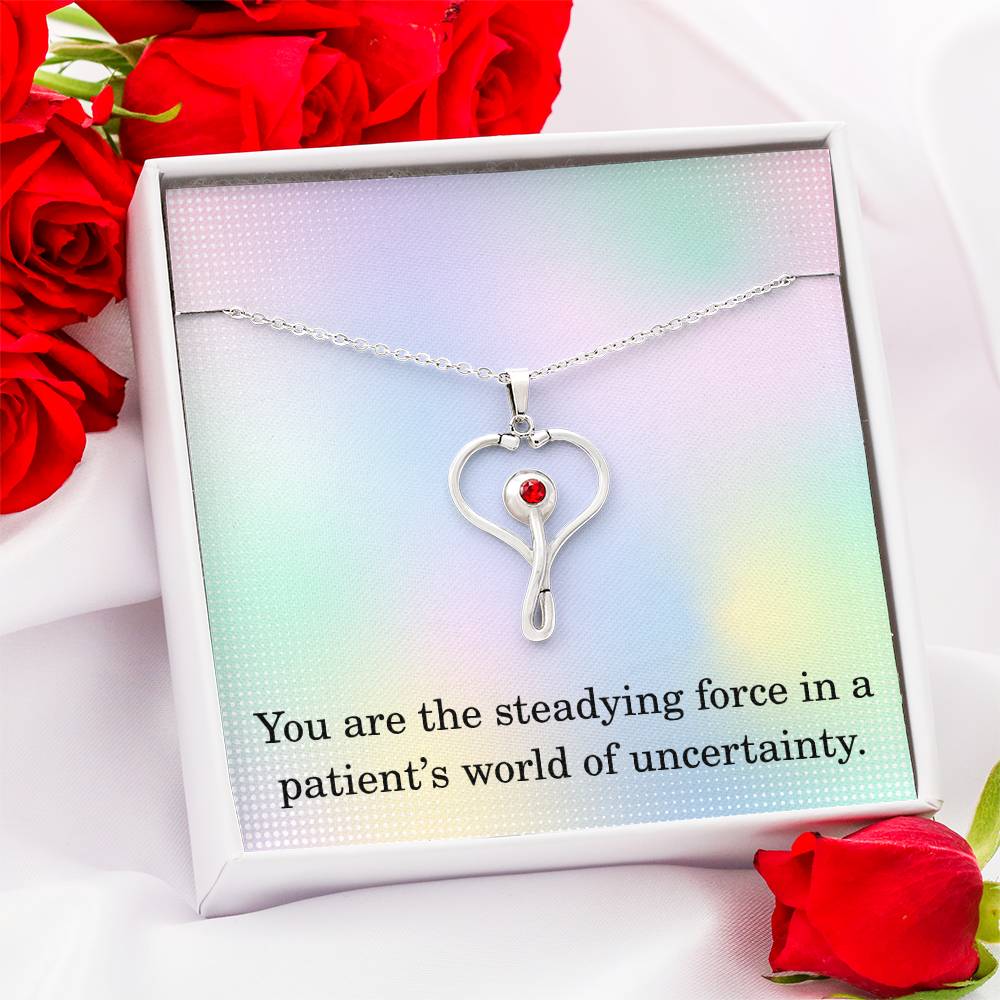 Nurse Necklace Nurse Christmas Gift Nurse Appreciation Gift Nursing Gift You Are The Steadying Force In A Patients World Of Uncertainty
