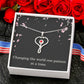 Nurse Necklace Nurse Christmas Gift Nurse Appreciation Gift Nursing Gift Changing The World One Patient At A Time