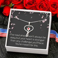Load image into Gallery viewer, Graduation Gifts for Nurse HeartScope Necklace for Her Stethoscope Necklace Future Nurse Christmas Gift You're Meant for This
