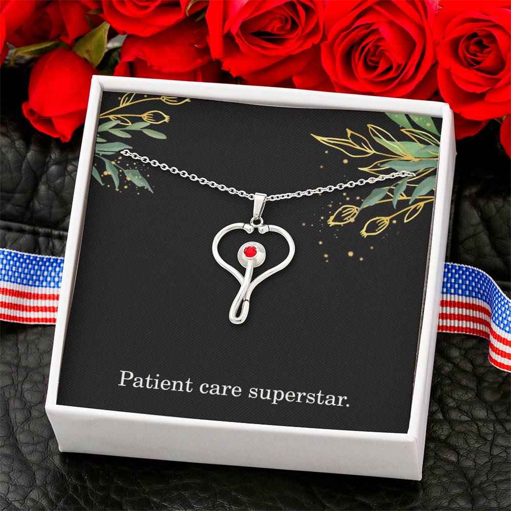 Patient Care Superstar Nurse Necklace Nurse Christmas Gift Nurse Appreciation Gift Nursing Gift