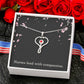 Nurses Lead With Compassion Nurse Necklace Nurse Christmas Gift Nurse Appreciation Gift Nursing Gift