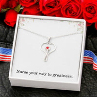 Load image into Gallery viewer, Nurse Your Way To Greatness Nurse Necklace Nurse Christmas Gift Nurse Appreciation Gift Nursing Gift

