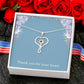 Thank You For Your Heart Nurse Necklace Nurse Christmas Gift Nurse Appreciation Gift Nursing Gift