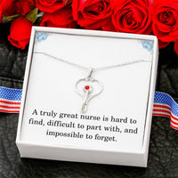 Load image into Gallery viewer, A Truly Great Nurse Is Hard To Find Necklace Nurse Necklace Nurse Christmas Gift Nurse Appreciation Gift Nursing Gift

