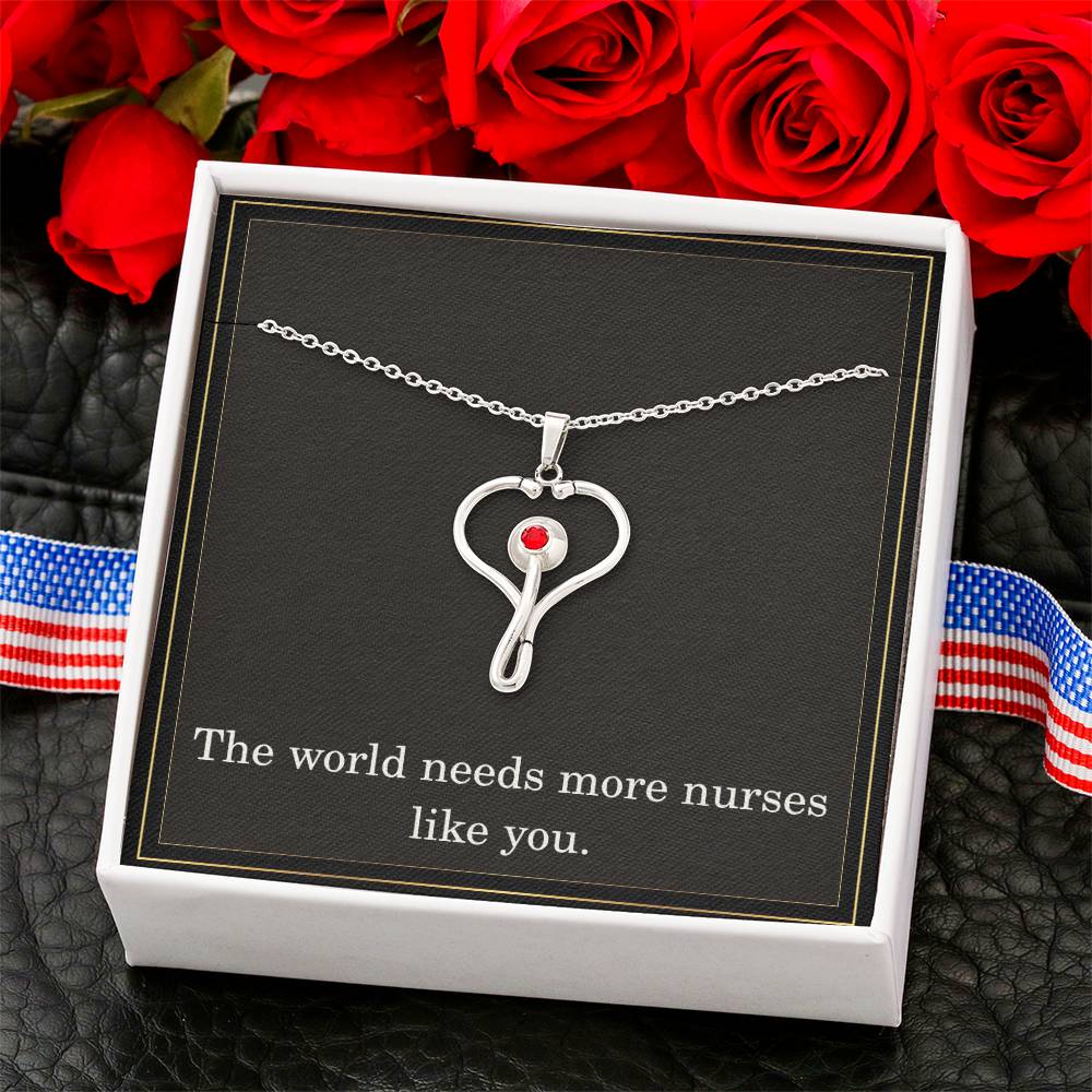 Nurse Necklace Nurse Christmas Gift Nurse Appreciation Gift Nursing Gift The World Needs More Nurses Like You