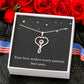 Nurse Necklace Nurse Christmas Gift Nurse Appreciation Gift Nursing Gift Your Love Makes Every Patient Feel Seen