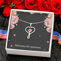 Load image into Gallery viewer, Advocate For Patients Nurse Necklace Nurse Christmas Gift Nurse Appreciation Gift Nursing Gift
