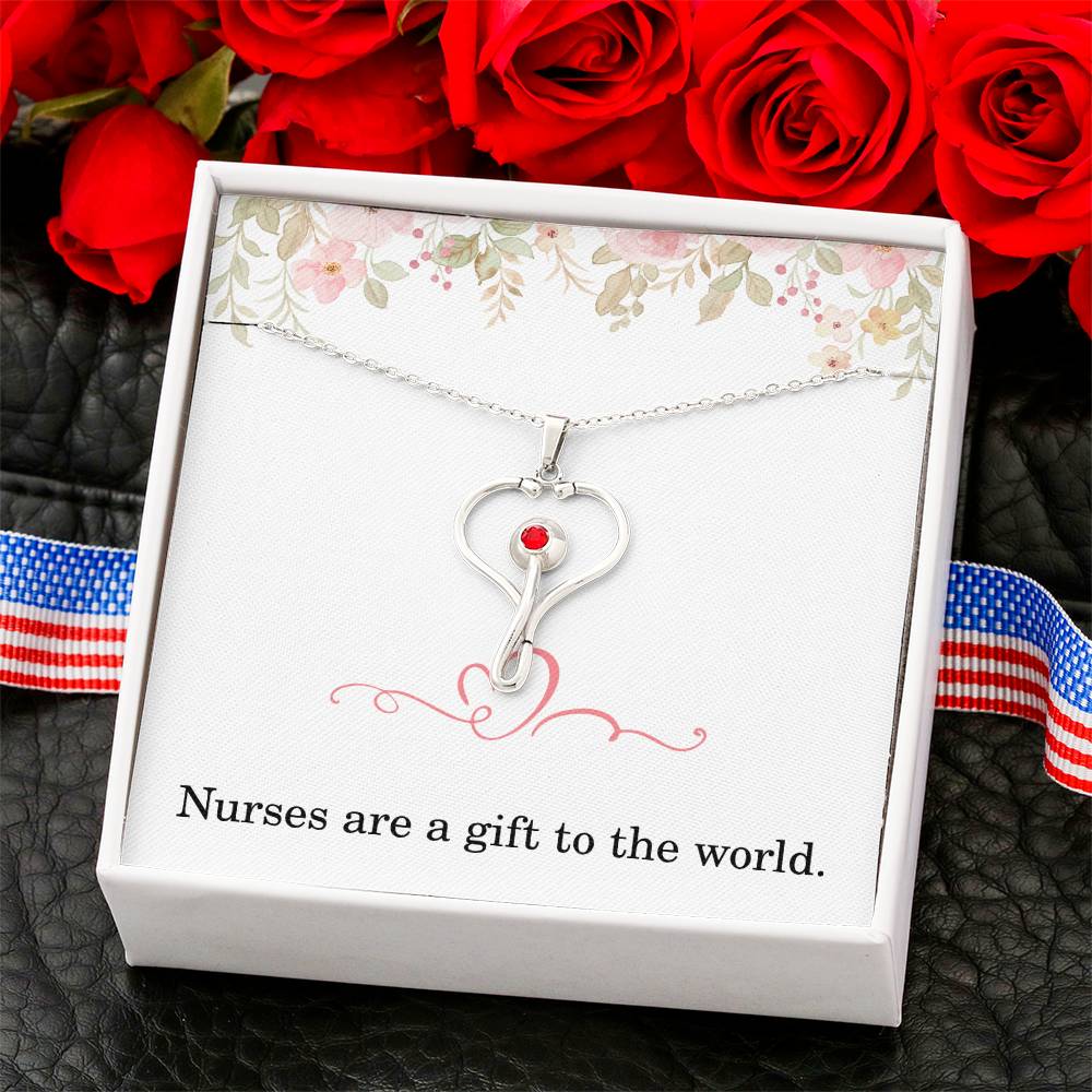 Nurse Necklace Nurse Christmas Gift Nurse Appreciation Gift Nursing Gift Nurses Are A Gift To The World