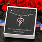Nurse Necklace Nurse Christmas Gift Nurse Appreciation Gift Nursing Gift You Wear Compassion Like A Second Skin