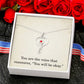 Nurse Necklace Nurse Christmas Gift Nurse Appreciation Gift Nursing Gift You Are The Voice That Reassures “You Will Be Okay”