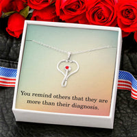 Load image into Gallery viewer, Nurse Necklace Nurse Christmas Gift Nurse Appreciation Gift Nursing Gift You Remind Others That They Are More Than Their Diagnosis

