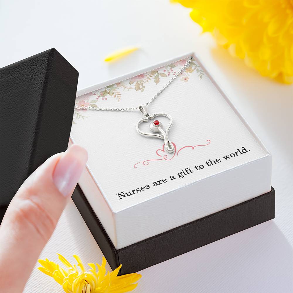Nurse Necklace Nurse Christmas Gift Nurse Appreciation Gift Nursing Gift Nurses Are A Gift To The World