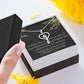 Nursing School Graduation Gift The World Is Lucky to Have You Stepping up As a Nurse Necklace