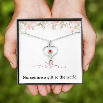Nurse Necklace Nurse Christmas Gift Nurse Appreciation Gift Nursing Gift Nurses Are A Gift To The World