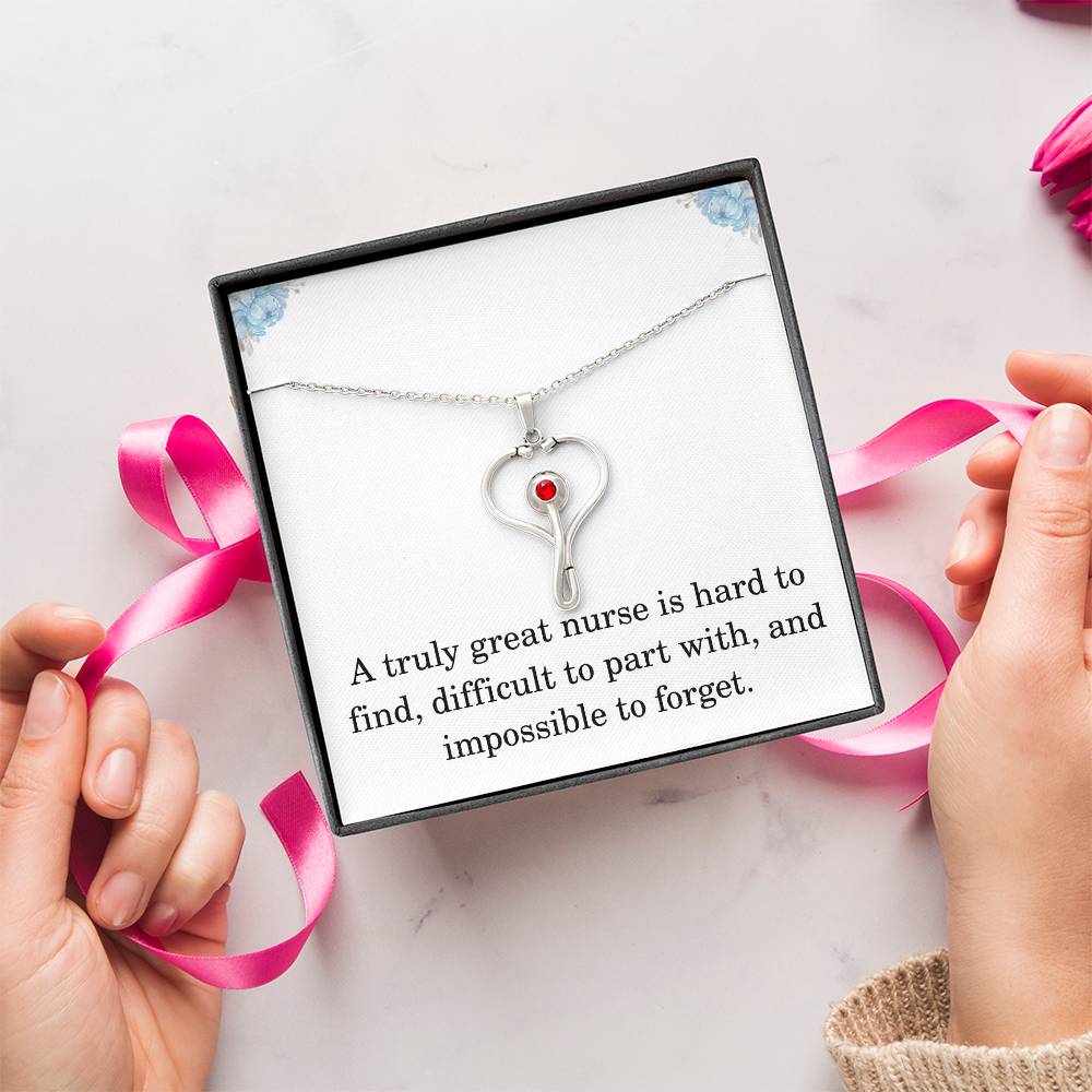 A Truly Great Nurse Is Hard To Find Necklace Nurse Necklace Nurse Christmas Gift Nurse Appreciation Gift Nursing Gift