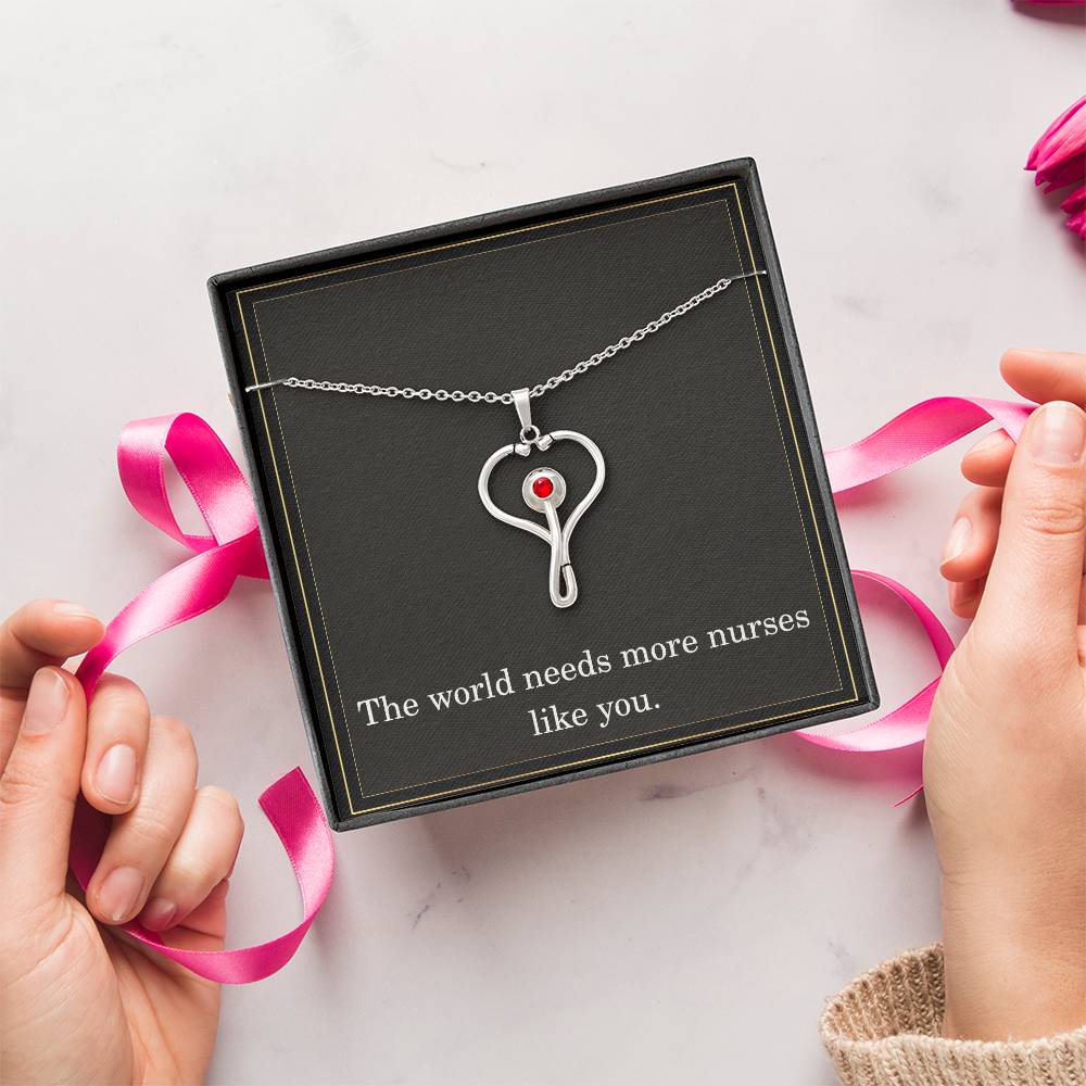 Nurse Necklace Nurse Christmas Gift Nurse Appreciation Gift Nursing Gift The World Needs More Nurses Like You