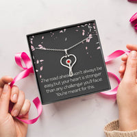 Load image into Gallery viewer, Graduation Gifts for Nurse HeartScope Necklace for Her Stethoscope Necklace Future Nurse Christmas Gift You're Meant for This
