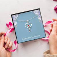 Load image into Gallery viewer, Grateful To Be A Nurse Nurse Necklace Nurse Christmas Gift Nurse Appreciation Gift Nursing Gift
