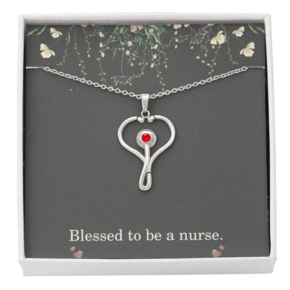 Blessed To Be A Nurse Nurse Necklace Nurse Christmas Gift Nurse Appreciation Gift Nursing Gift