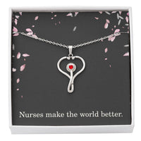 Load image into Gallery viewer, Nurse Necklace Nurse Christmas Gift Nurse Appreciation Gift Nursing Gift Nurses Make The World Better
