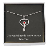 Load image into Gallery viewer, Nurse Necklace Nurse Christmas Gift Nurse Appreciation Gift Nursing Gift The World Needs More Nurses Like You
