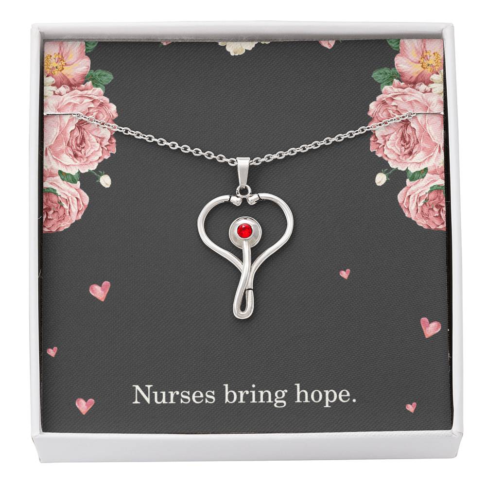 Nurses Bring Hope Nurse Necklace Nurse Christmas Gift Nurse Appreciation Gift Nursing Gift