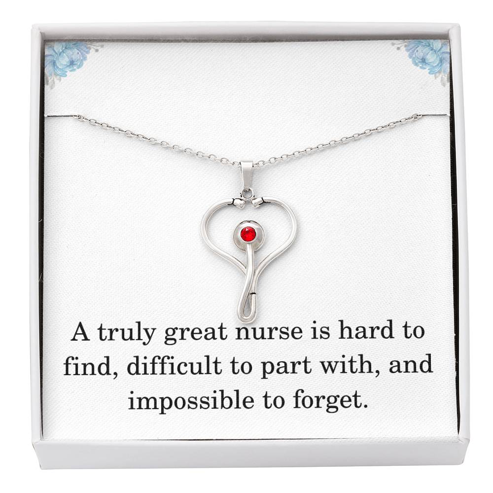 A Truly Great Nurse Is Hard To Find Necklace Nurse Necklace Nurse Christmas Gift Nurse Appreciation Gift Nursing Gift