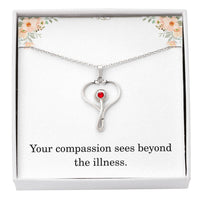 Load image into Gallery viewer, Nurse Necklace Nurse Christmas Gift Nurse Appreciation Gift Nursing Gift Your Compassion Sees Beyond The Illness
