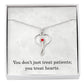 Nurse Necklace Nurse Christmas Gift Nurse Appreciation Gift Nursing Gift You Dont Just Treat Patients You Treat Hearts
