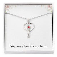 Load image into Gallery viewer, You Are A Healthcare Hero Nurse Necklace Nurse Christmas Gift Nurse Appreciation Gift Nursing Gift
