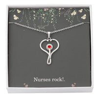 Load image into Gallery viewer, Nurses Rock Nurse Necklace Nurse Christmas Gift Nurse Appreciation Gift Nursing Gift
