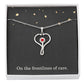 On The Frontlines Of Care Nurse Necklace Nurse Christmas Gift Nurse Appreciation Gift Nursing Gift