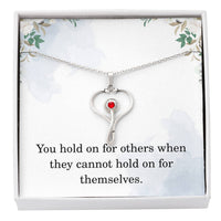 Load image into Gallery viewer, Nurse Necklace Nurse Christmas Gift Nurse Appreciation Gift Nursing Gift You Hold On For Others When They Cannot Hold On For Themselves
