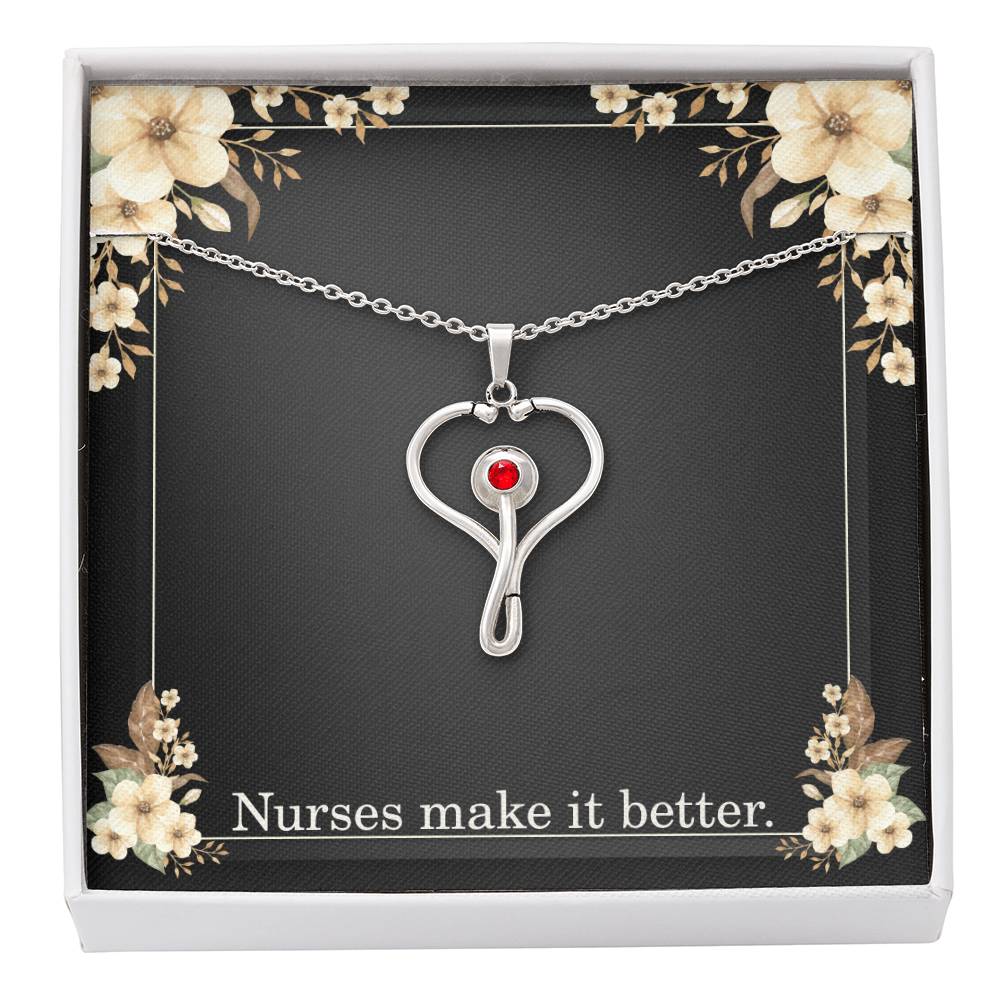 Nurses Make It Better Nurse Necklace Nurse Christmas Gift Nurse Appreciation Gift Nursing Gift