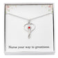 Nurse Your Way To Greatness Nurse Necklace Nurse Christmas Gift Nurse Appreciation Gift Nursing Gift