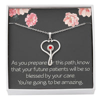 Load image into Gallery viewer, Future Nurse Christmas Gift Future Nurse Graduation Gifts for Women Nurse Graduate Necklace You're Going to Be Amazing
