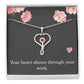 Nurse Necklace Nurse Christmas Gift Nurse Appreciation Gift Nursing Gift Your Heart Shines Through Your Work