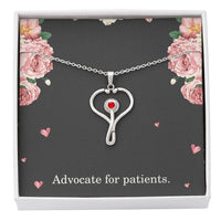 Load image into Gallery viewer, Advocate For Patients Nurse Necklace Nurse Christmas Gift Nurse Appreciation Gift Nursing Gift
