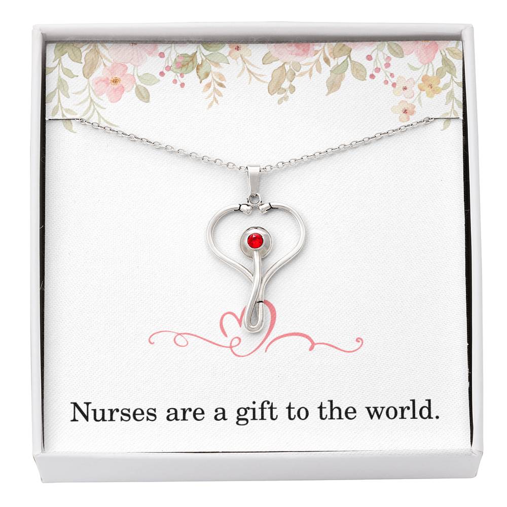 Nurse Necklace Nurse Christmas Gift Nurse Appreciation Gift Nursing Gift Nurses Are A Gift To The World