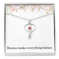 Load image into Gallery viewer, Nurse Necklace Nurse Christmas Gift Nurse Appreciation Gift Nursing Gift Nurses Make Everything Better
