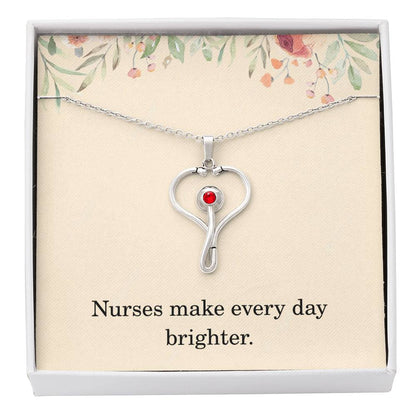 Nurse Necklace Nurse Christmas Gift Nurse Appreciation Gift Nursing Gift Nurses Make Every Day Brighter