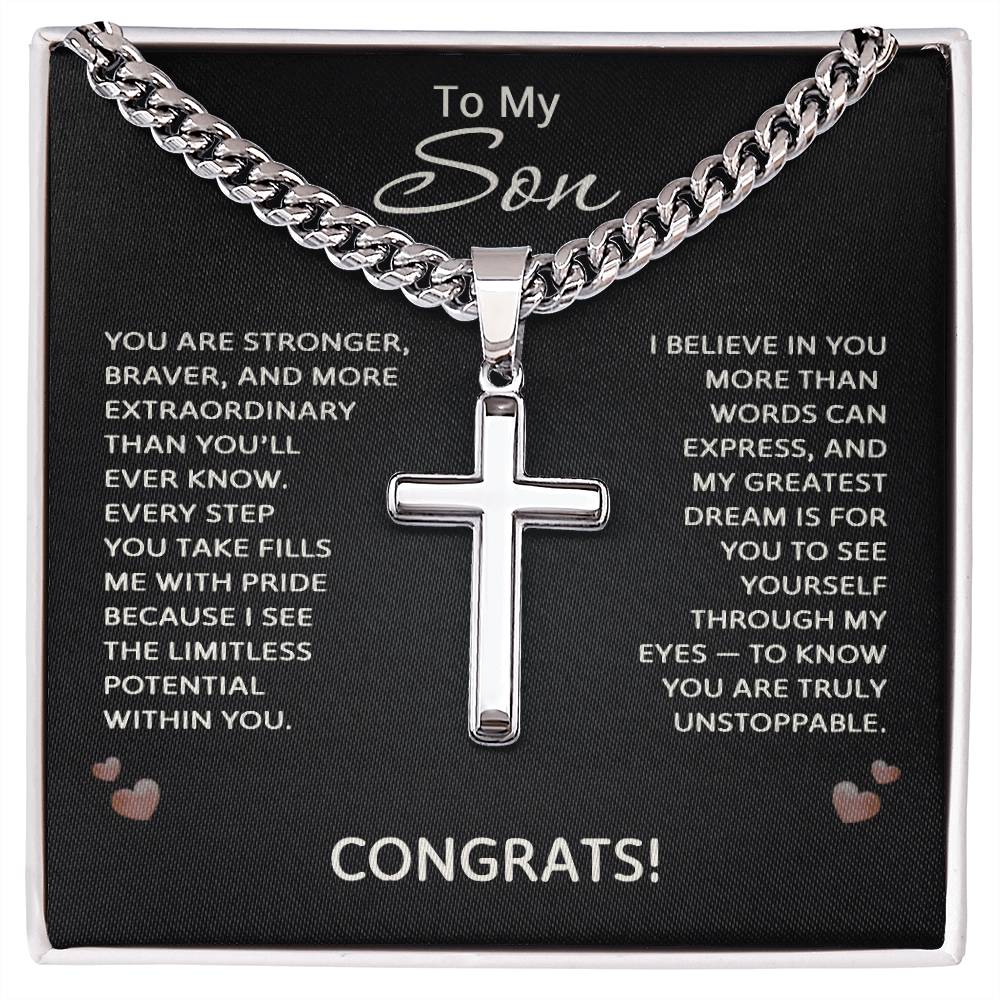 Son Graduation Gifts from Mom - Congrats Gifts for Son