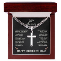 Load image into Gallery viewer, 100th Birthday Gifts for Son from Mom and Dad
