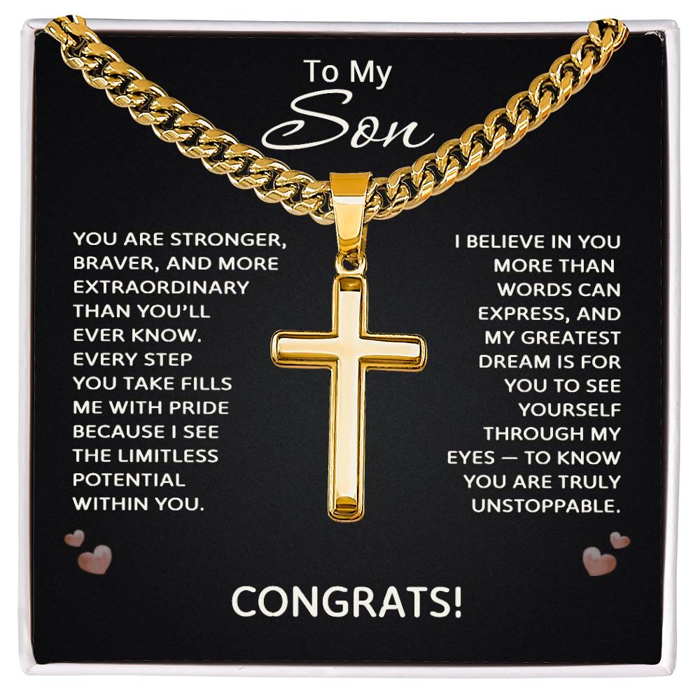 Son Graduation Gifts from Mom - Congrats Gifts for Son