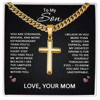 Load image into Gallery viewer, To My Son Necklace from Mom

