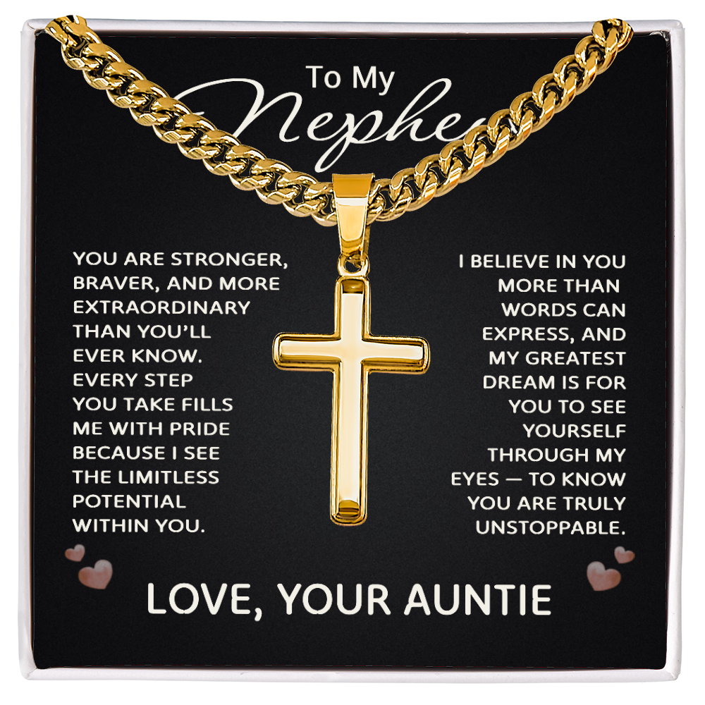 Nephew Gifts from Auntie - To My Nephew Necklace