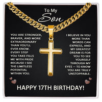 Load image into Gallery viewer, 17th Birthday Gifts for Son from Mom and Dad
