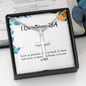 Love is patient love is kind It does not envy it does not boast it is not proud - 1 Corinthians 13:4 Necklace - Christian Gifts for Women - Cross Necklace for Women