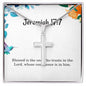 Jeremiah 17 7 Necklace Jeremiah 17_7 Gift Bible Verse Jewelry Blessed is the one who trusts in the Lord whose confidence is in him